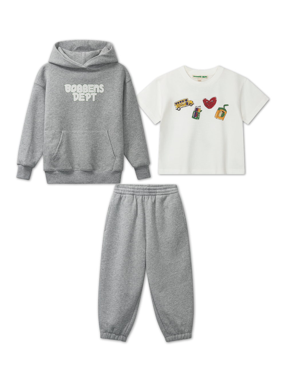 Heavy Hoodie + No Plans Sweatpants + Yearly Calendar Tee - Trepack