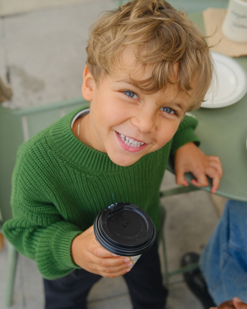 Nothing but Cotton Sweater, Green